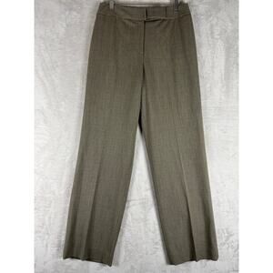 Vintage Jones New York Size 12 Wool Dress Pants 29x31 Gray High Waisted Trousers